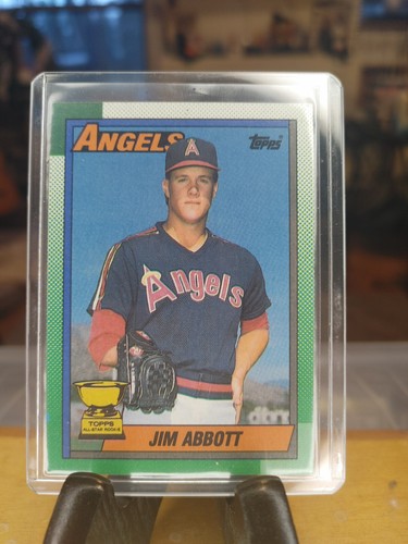 1990 Topps Jim Abbott 675 RC All Star Rookie EBay