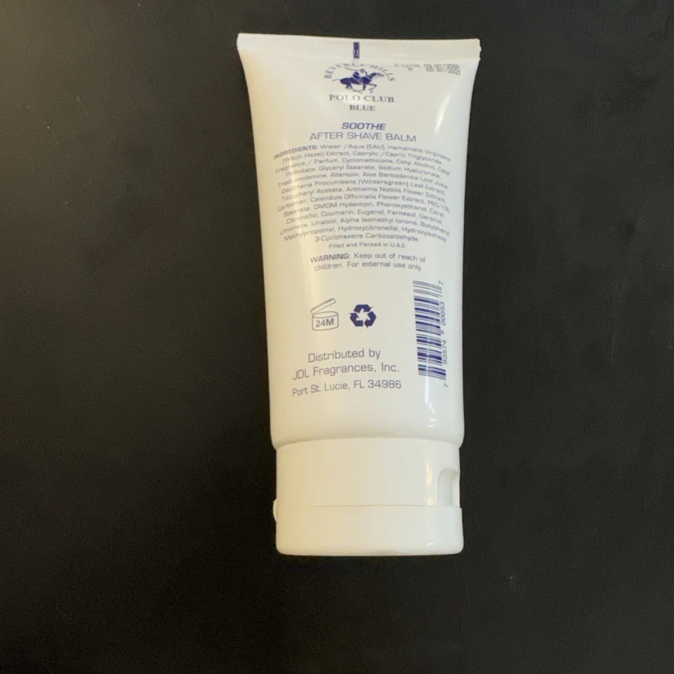 Bálsamo para después del afeitado BHPC Blue de Beverly Hills Polo Club, 5 oz para hombre Foto 3 de 3