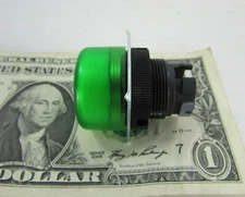 Omron 22MM Sealed Round Green Indicator Lens, Diffused Light, Waterproof M22-FG