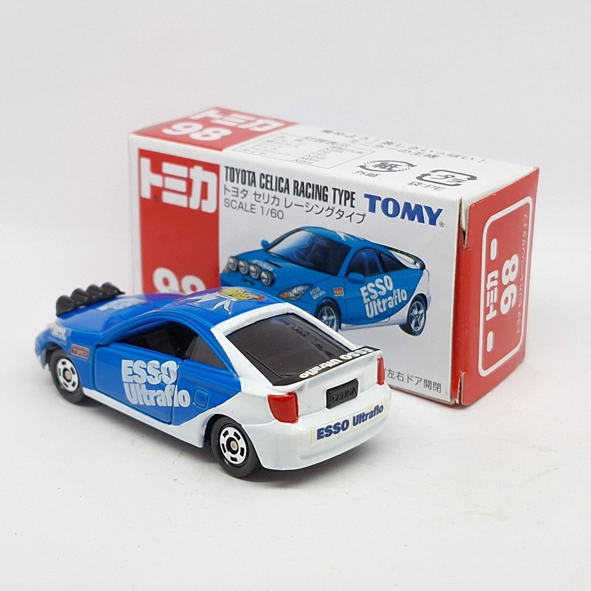 TOMICA 98 TOYOTA CELICA RACING TYPE 1/60 TOMY DIECAST CAR NEW (C