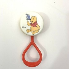 Vintage Baby Rattle WINNIE THE POOH Toy 1990s