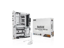 ASUS B650E MAX GAMING WIFI W - AMD B650 AM5 ATX Motherboard, White PCB, DDR5,