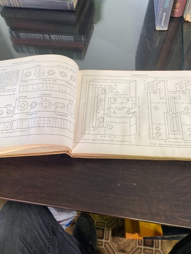 Mechanical Engineering Hardback Vintage Office Books Materials Drawing Thermo - Picture 14 of 24