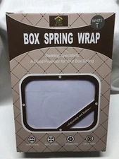 N&Y HOME Box Spring Cover, Sleek Alternative for Bed Skirts, Wrap Around Elastic