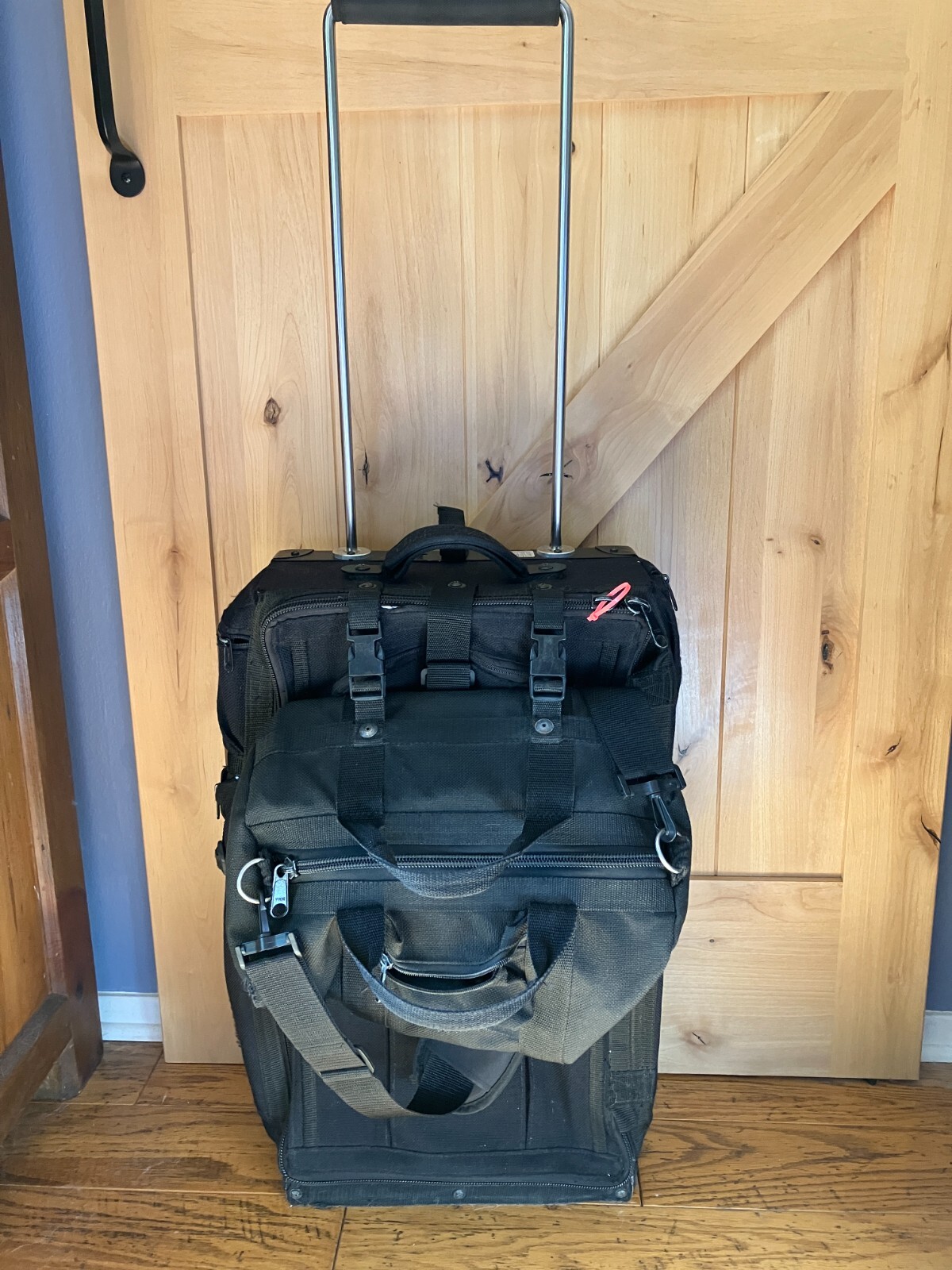 Luggage Works 26" Airline Crew Roller Bag W/Hangup Bag & Small Duffel Bag eBay