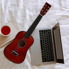 Kids Acoustic Guitar 23 Inch Different Tones Beginner Toddler