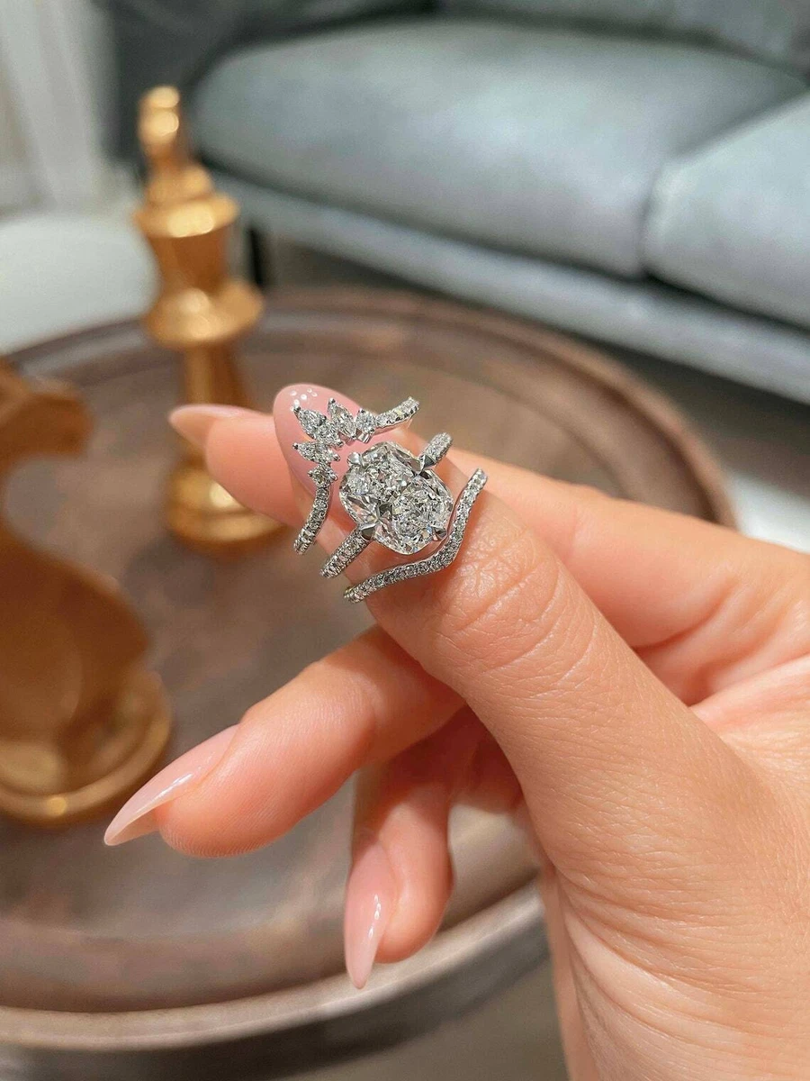 5.6 carat online moissanite price