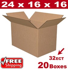 20 - 24x16x16 Cardboard Boxes Mailing Packing Shipping Box Corrugated Carton