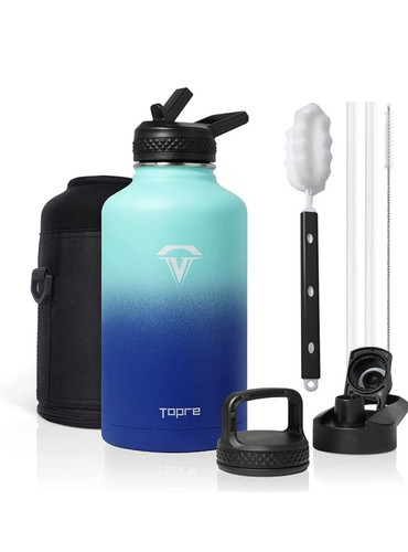 half gallon insulated water bottle