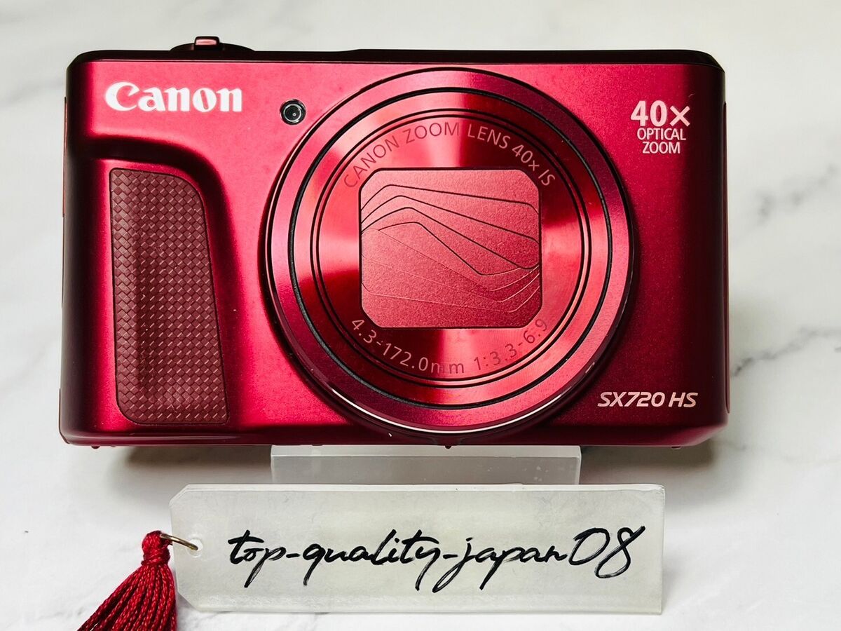 Digital Camera Canon PowerShot SX720 HS Red 20.3MP 40x Wi-Fi Digital Camera Canon PowerShot SX720 HS Red 20.3MP 40x Wi-Fi