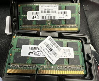 RAM 4GB DDR3L 1600MHz PC3L-12800S SO-DIMM - Marque Micron - Occasion, Pour Portable