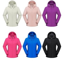 Damen Softshell Jacke Regenjacke Windjacke Windbreaker wasserdicht atmungsaktiv/
