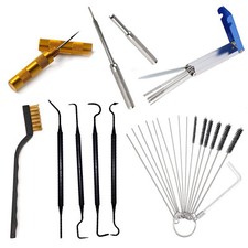 32pcs/37pcs Airbrush Spray Cleaning Repair Tool Stainless steel Needle Brush Set