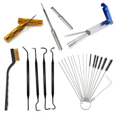 32pcs/37pcs Airbrush Spray Cleaning Repair Tool Stainless steel Needle Brush Set