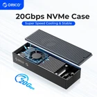 Type-C M-Key 20Gbps M.2 NVMe SSD Enclosure Adapter USB3.2 Gen2 to SSD NVMe