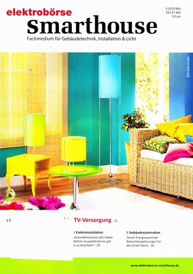 elektrobörse SmartHouse 5/2015: Patientengerechte TV-Versorgung, LWL-Leitungen