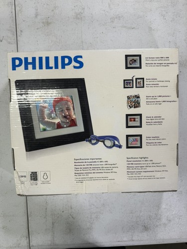 Philips Home Essentials Digital LCD Picture Frame 7”Black Frame SPF3007D/G7 - Picture 3 of 6