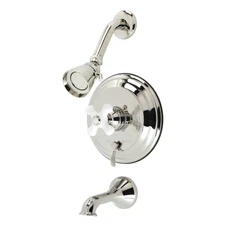 Kingston Brass KB363.0PX Restoration Tub and Shower Trim Package - Nickel