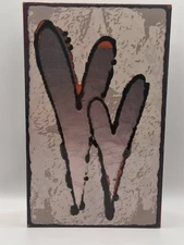 Houston Llew Spiritiles  "Perfect" Wall Tile Art Glass & Copper #257 💕