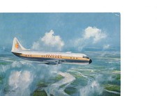 Air Ceylon Airlines airline issue postcard vi...