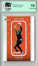 A'ja Wilson 2025 WNBA The Logo #LOGO-2 Only 1,447 Made Rare Card PGI 10