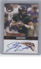 2003 Press Pass #NNO Juston Wood Autographs Bronze B20R4C91