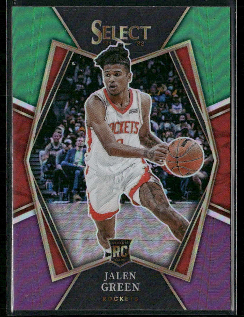 2021-22 Select - Premier Level Jalen Green #190 Green White Purple Prizm (RC)