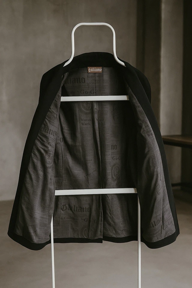 Chaqueta Abrigo John Galliano Rara Para Hombre Talla M Foto 3 de 4