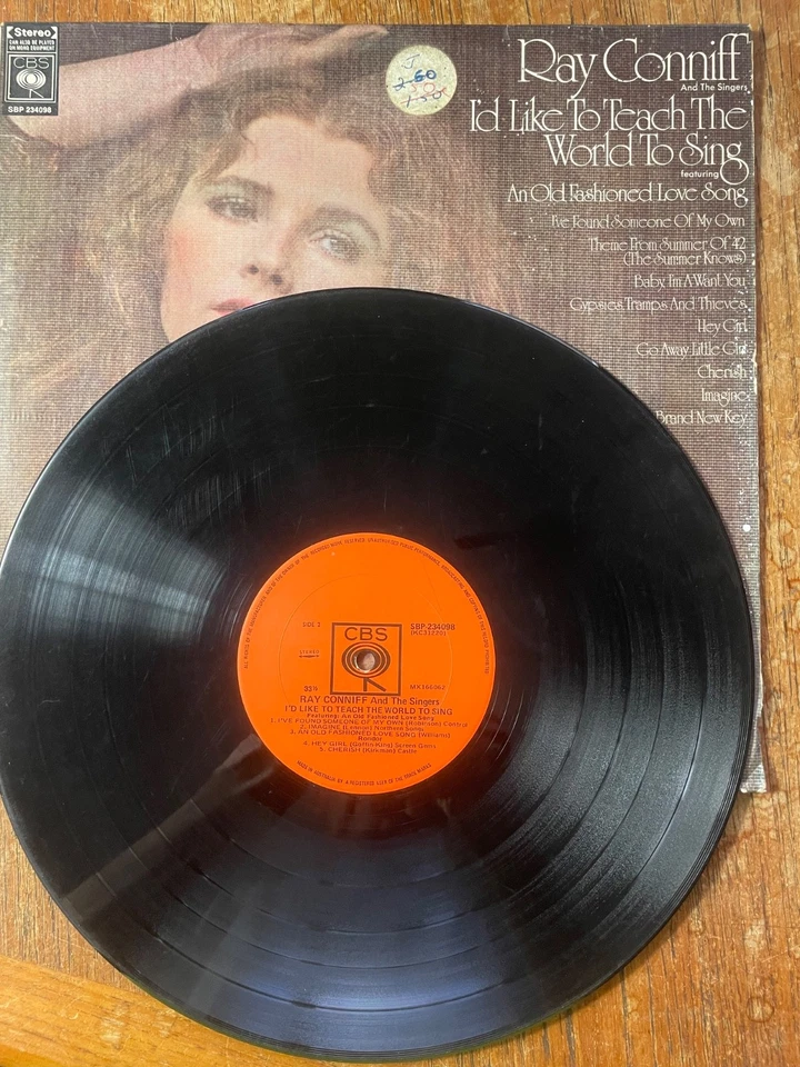 Ray Conniff And The Singers - I'd Like To Teach The World To Sing LP Australia - Image 4 of 4