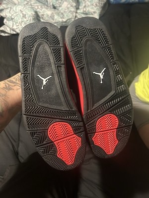 Jordan Air Jordan 4 Retro Red Thunder Black Red Men's Athletic Sneakers