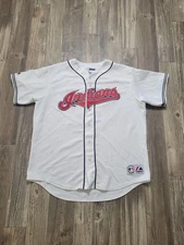 Cleveland Indians Jersey Mens XL MLB Baseball Martinez 41 Majestic 90s