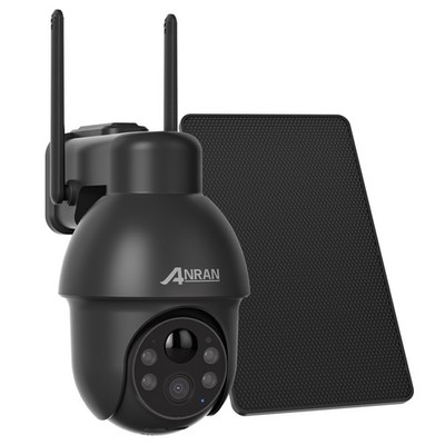 ANRAN 3MP Solar Kamera FUNK ÜBERWACHUNGSKAMERA Outdoor WLAN WIFI CAMERA Set
