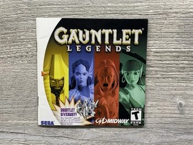 Gauntlet Legends Sega Dreamcast- CIB w/Manual & Reg Card! EXCELLENT + Mint Disc!