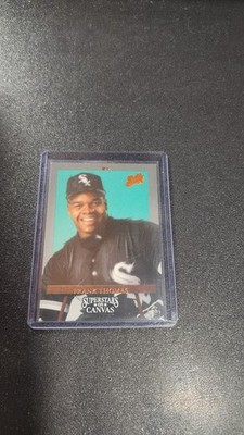 1993 Leaf Studio Superstars On Canvas Frank Thomas 6