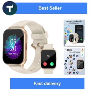 RUIMEN Montre Connectée Homme Femme Appel Bluetooth AMOLED 1.83" IP68 GPS
