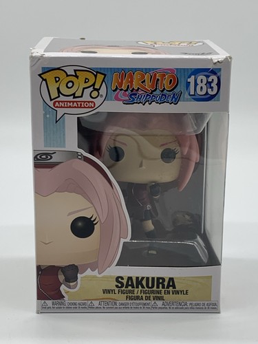 Funko #183 Vinyl Figure Pop Sakura Naruto Shippuden Animation Damaged Anime Pop!