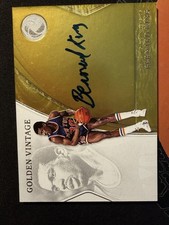 2018-19 Panini Opulence Golden Vintage Bernard King Auto /79 Autograph Knicks