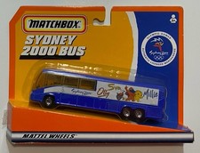 Matchbox Sydney 2000 Bus Toy Olympic Games Mattel Wheels Vintage 1999 Childrens