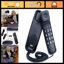 Tyler Landline Corded Phone - Big Button for Seniors - Loud Ringer for Hearing I