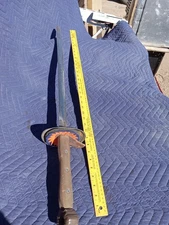 3 Lb Hand And One half Practice Broadsword, Full Pommel Balance