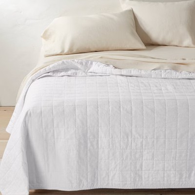 Casaluna Heavyweight Linen Blend Quilt Cotton Fill Box Quilting