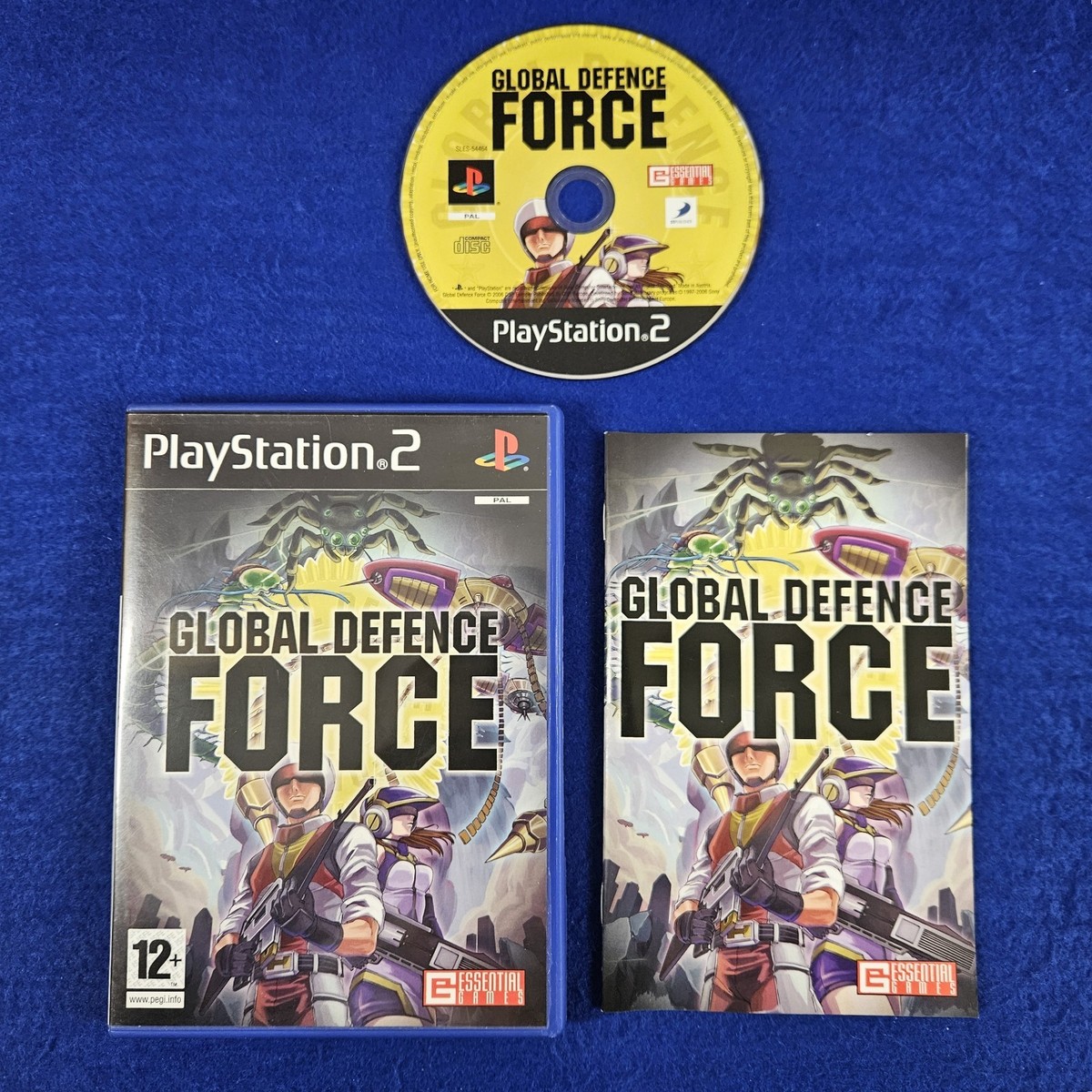 ps2 GLOBAL DEFENCE FORCE Game Playstation PAL UK EXCLUSIVE RELEASE
