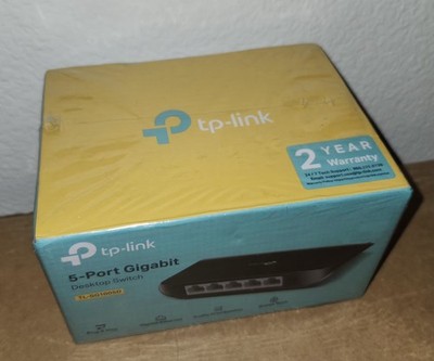 NEW TP-Link 5-Port Gigabit Desktop Switch TL-SG1005D | Sealed | Plug & Play