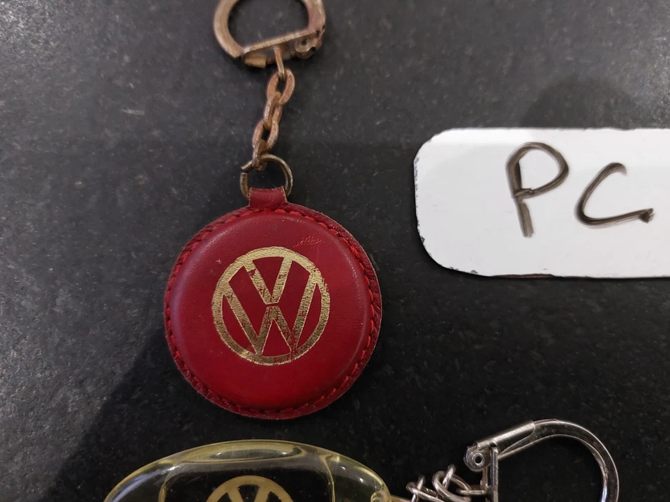 2 Portes clés VOLKSWAGEN- porte clefs key chain Cox Coccinelle Beetle Combi Golf Foto 3 de 4