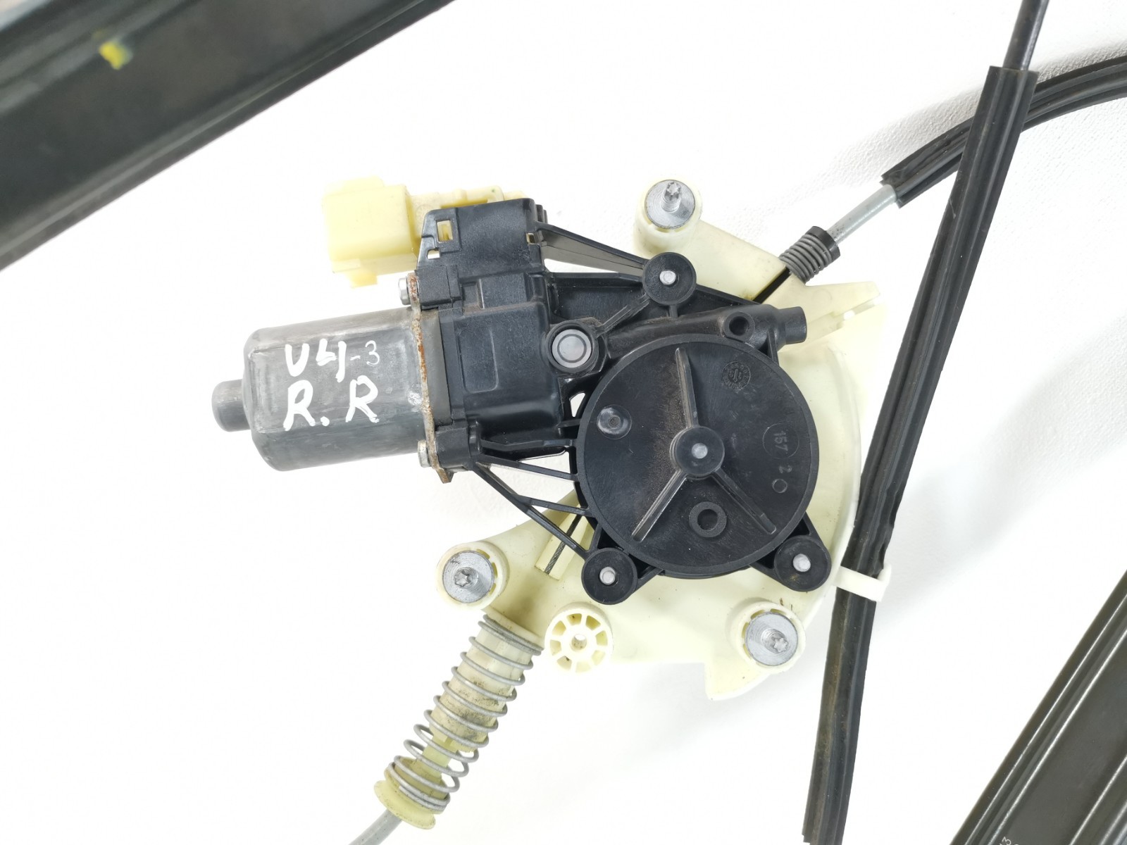 Maserati Ghibli S 3.0 Q4 2014 Rear Right Door Window Glass Regulator Motor OEM