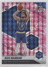 2020-21 Panini Mosaic Rookie Pink Camo Mosaic Prizm Nico Mannion #229 g8c