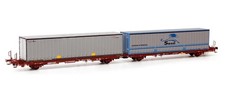 DESTOCKAGE !!!!!!!    SUDEXPRESS SUTF44217 WAGON PORTE CONTENEURS  NEUF BOÎTE