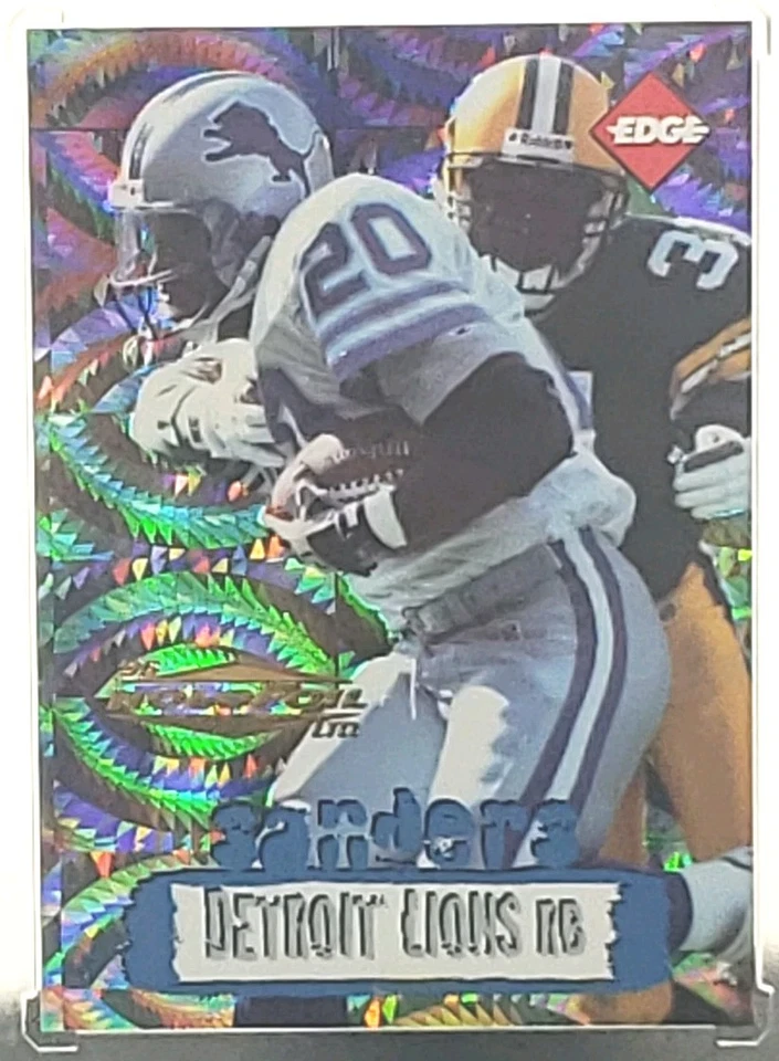Collectors Edge Holofoil Ltd 1996 Barry Sanders #78 Detroit Lions/500 ¡Raro! Foto 2 de 4