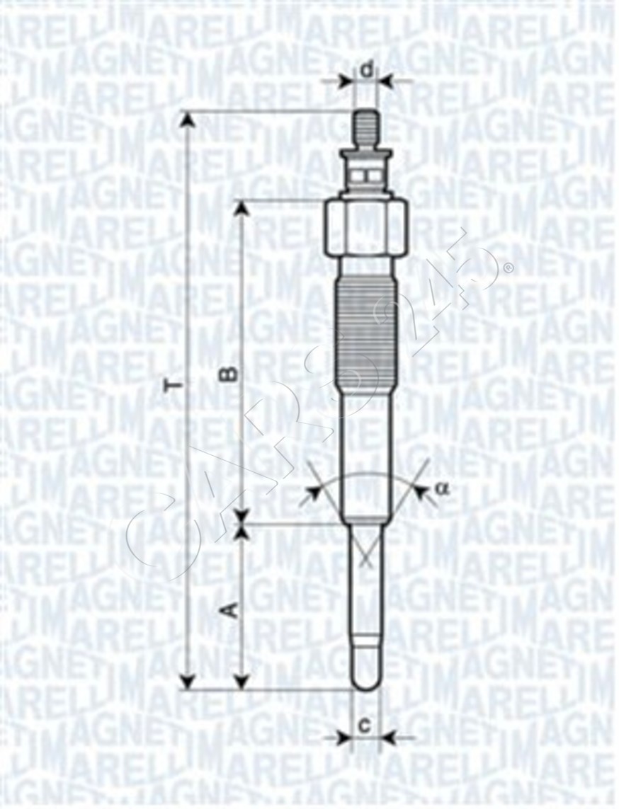 Glow Plug Fits TOYOTA DAIHATSU Avensis Liftback Station Wagon 19850-64030
