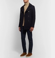  2950 LORO PIANA 100 Baby Cashmere Cable Knit Turtleneck Sweater 50 Euro Medium